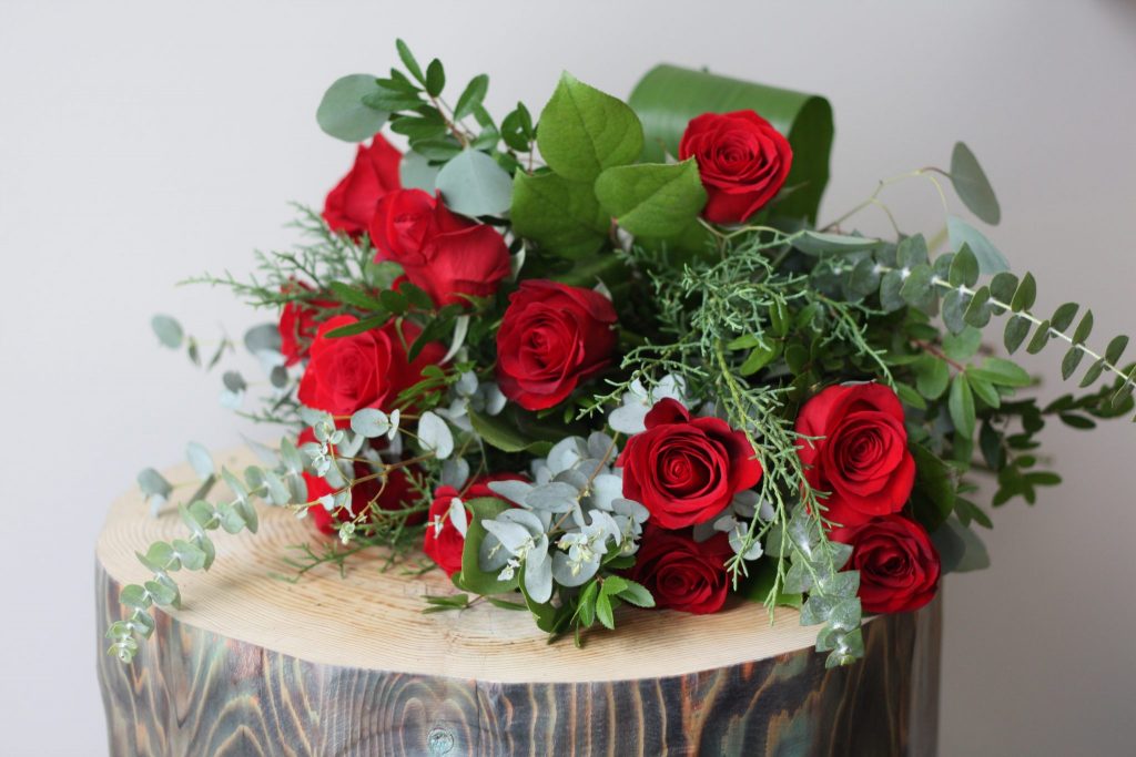 Flower Shop West Kelowna | Passionate Blooms Floral Design | hand-tied roses bouquet