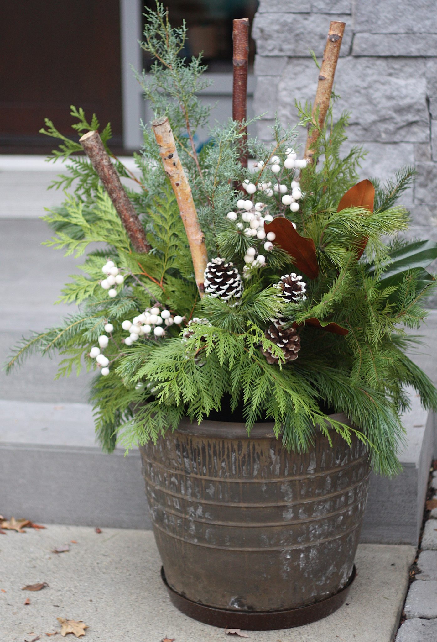 Flower Shop West Kelowna | Passionate Blooms Floral Design | outdoor urn